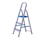 Escada 3 Degraus Alumínio Doméstica Alumasa - Imagem 3