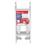 Escada Articulada Multifuncional 4x3 12 Degraus em Alumínio Reisam - Imagem 2