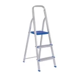 Escada 3 Degraus Alumínio Doméstica Mor