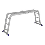 Escada Articulada Multifuncional 4x3 12 Degraus em Alumínio com Plataforma Mor - Imagem 2