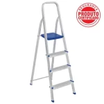 Escada 4 Degraus Alumínio Doméstica Mor - Imagem 4