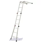 Escada Articulada Multifuncional 4x3 12 Degraus em Alumínio Alulev - Imagem 5