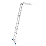 Escada Articulada Multifuncional 4x4 16 Degraus em Alumínio com Plataforma Mor - Imagem 6