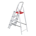 Escada 4 Degraus Duplos Alumínio Domestica Reisam - Imagem 6