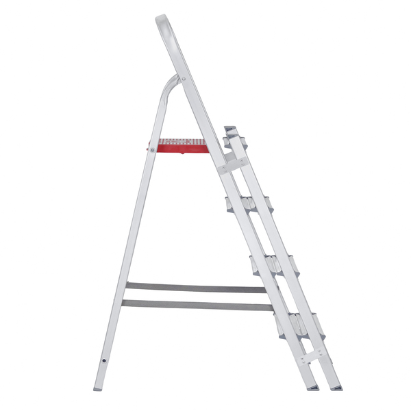Escada 4 Degraus Duplos Alumínio Domestica Reisam - Imagem 13