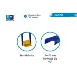 Escada Em Fibra Extensível Vazada 13 Degraus 2,60x4,10m Premium Wbertolo - Imagem 3