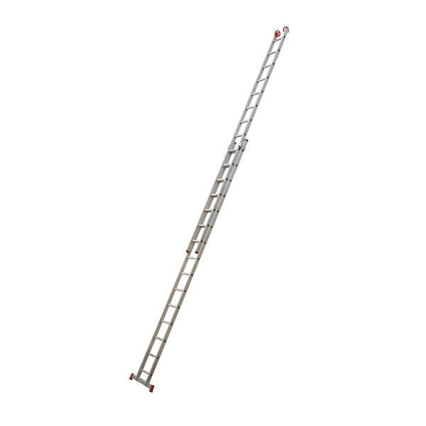 Escada Extensível 15x2 30 Degraus em Alumínio 7,66m Botafogo - Imagem 6