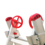 Escada Extensível 9x2 18 Degraus em Alumínio 4,44m Botafogo - Imagem 3