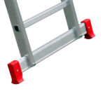 Escada Extensível 9x2 18 Degraus em Alumínio 4,44m Botafogo - Imagem 2