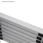 Escada Telescópica Aluminio Fortt 3.8m 13 Degraus - Eta01-3.8m - Imagem 4