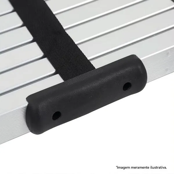 Escada Telescópica Aluminio Fortt 3.8m 13 Degraus - Eta01-3.8m - Imagem 2