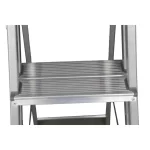 Escada De Alumínio Dupla 3 Degraus Natural 120kg Reisam - Imagem 5