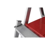 Escada De Alumínio Dupla 3 Degraus Natural 120kg Reisam - Imagem 2